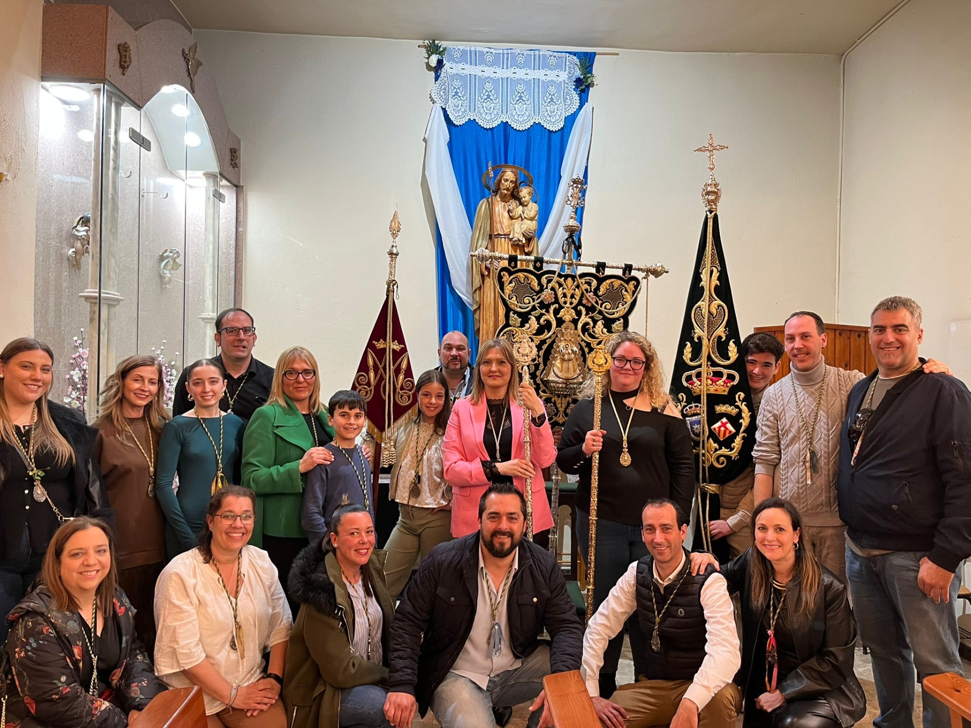 La junta directiva de la hermandad